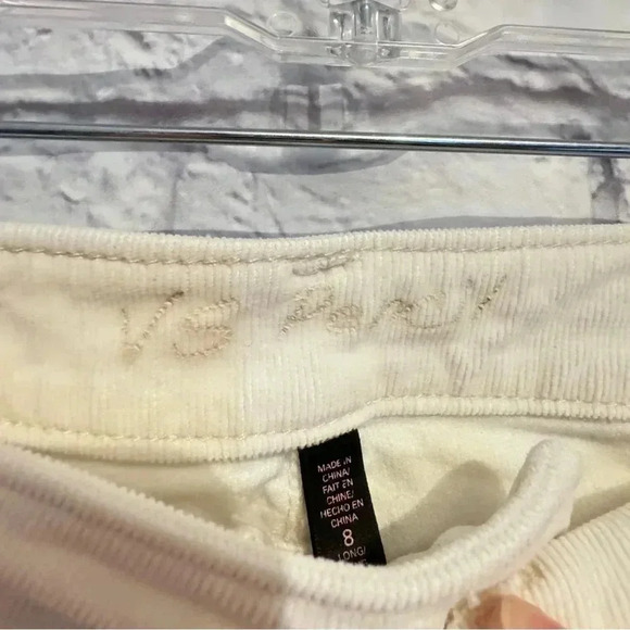 Victoria’s Secret VS Pencil Off White Corduroy Pants - Picture 14 of 14